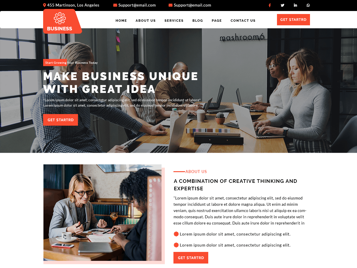 FSE Business theme screenshot