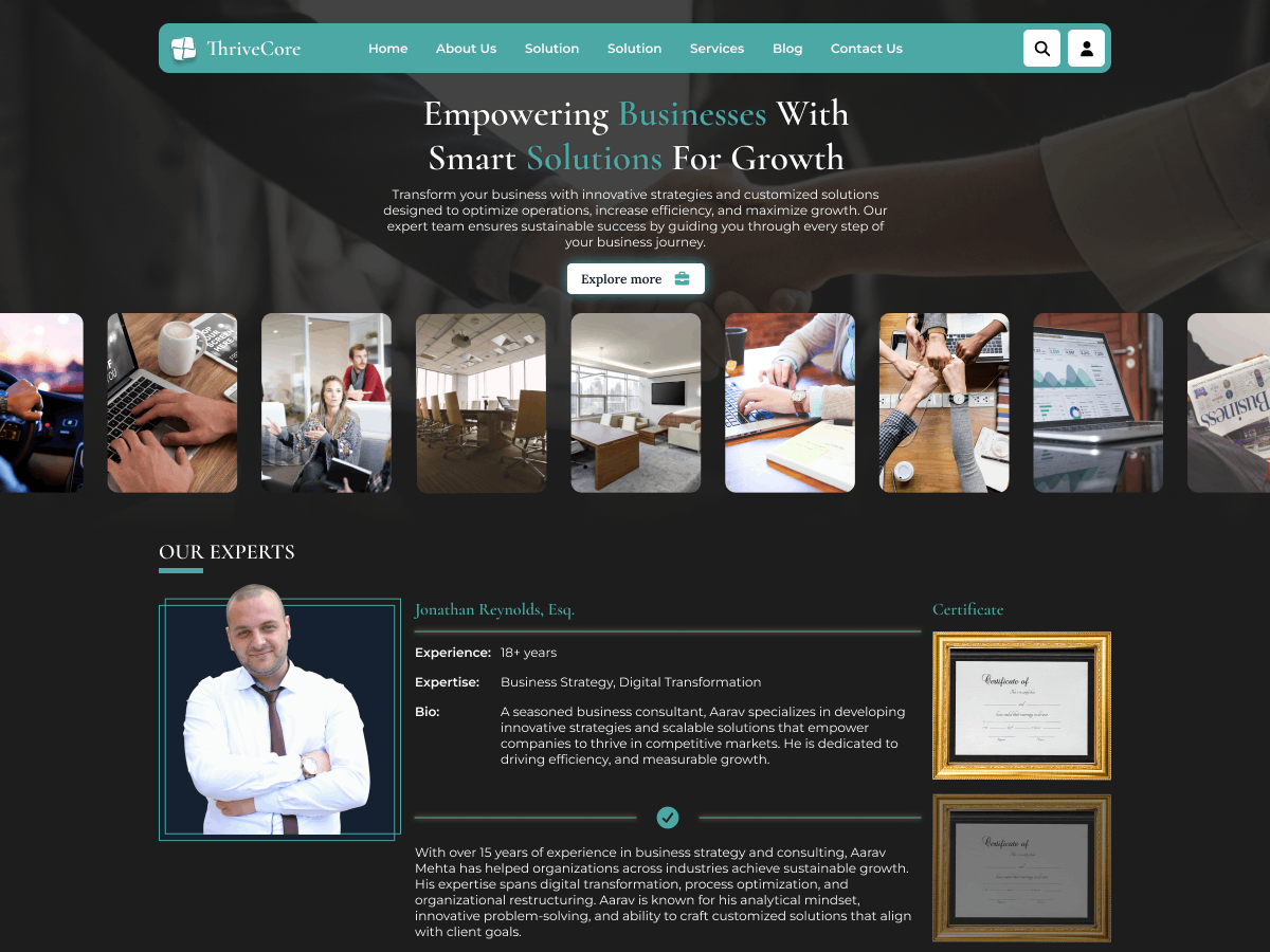 FSE Corporate Business theme screenshot