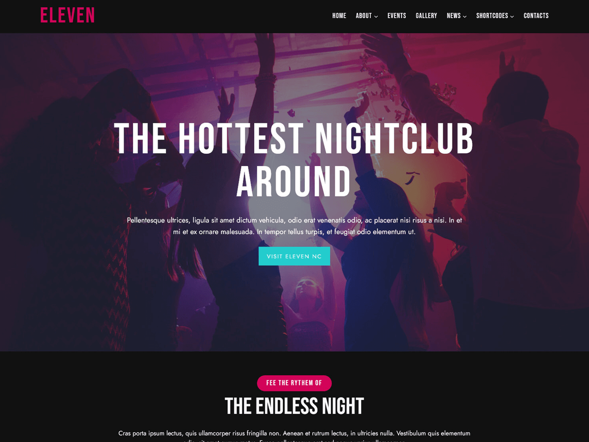FSE Eleven theme screenshot