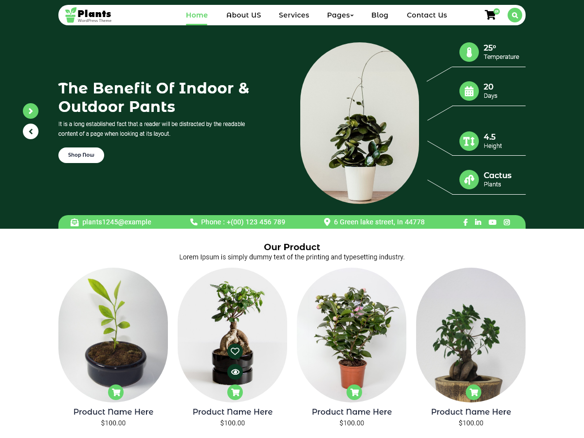 FSE Green theme screenshot