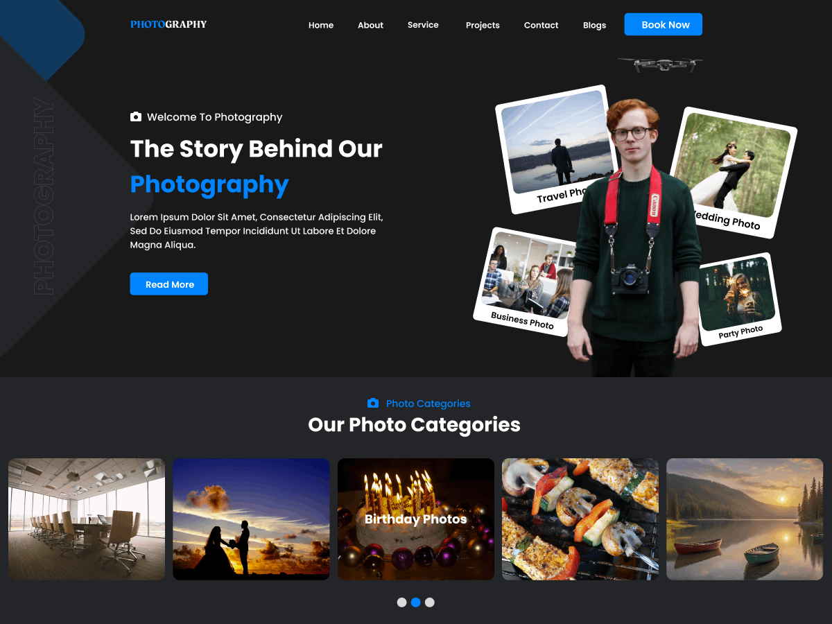 FSE Photographs theme screenshot