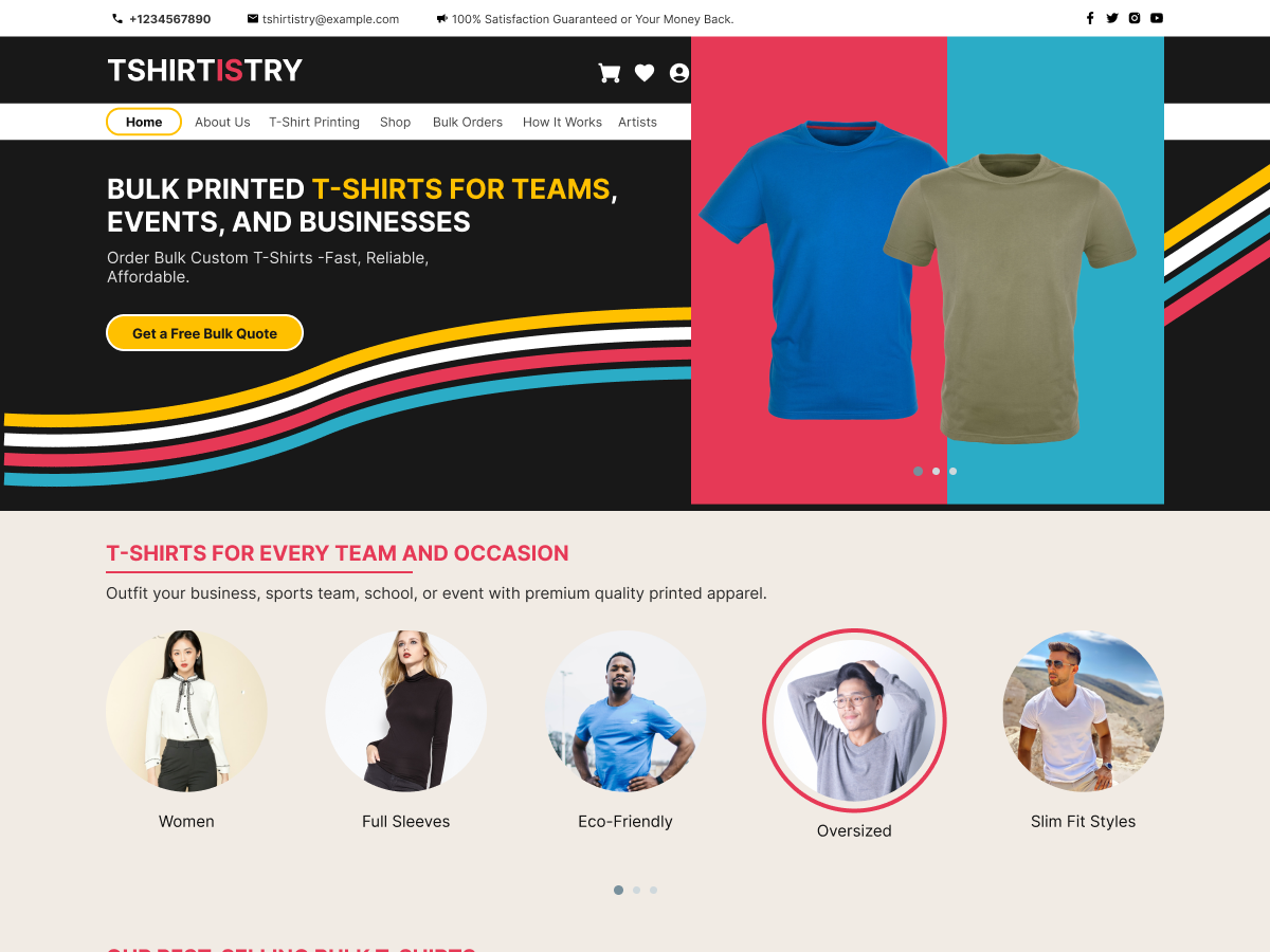 FSE Printing Shop theme screenshot