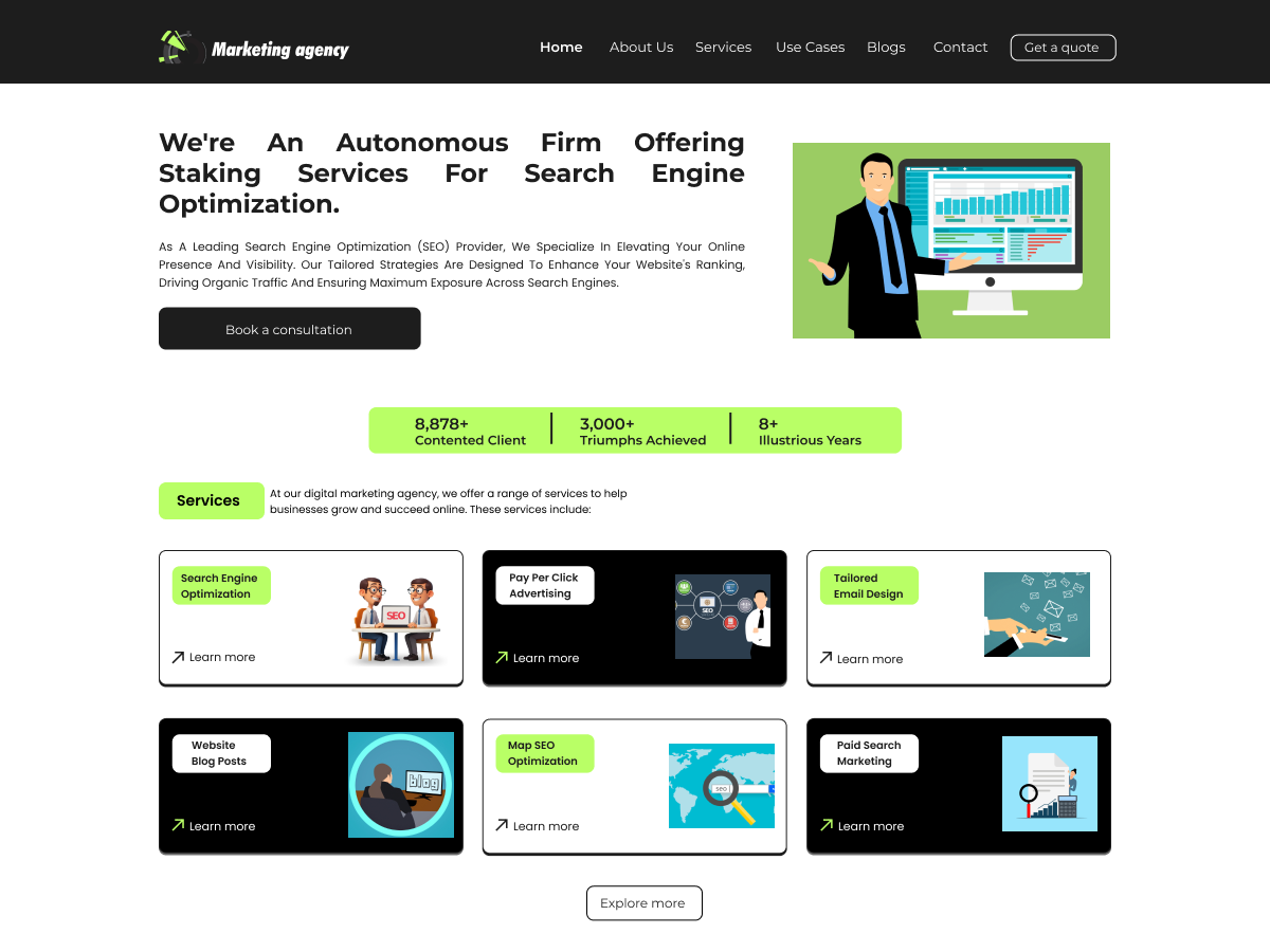 FSE SEM Agency theme screenshot