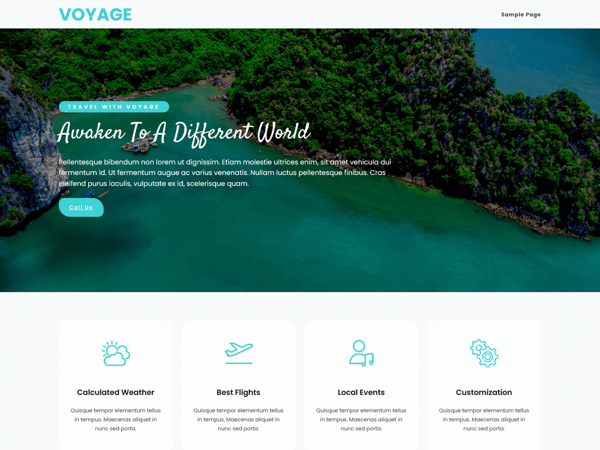 FSE Voyage theme screenshot