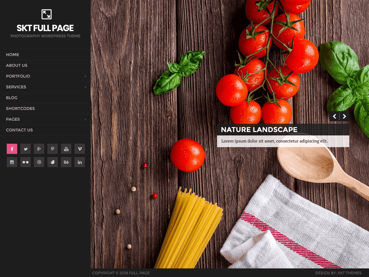 Full Page theme screenshot
