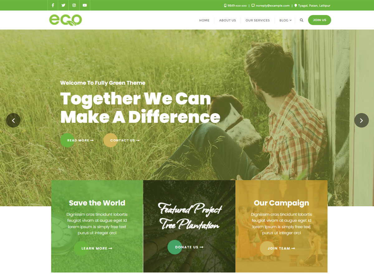 Fully Green theme screenshot