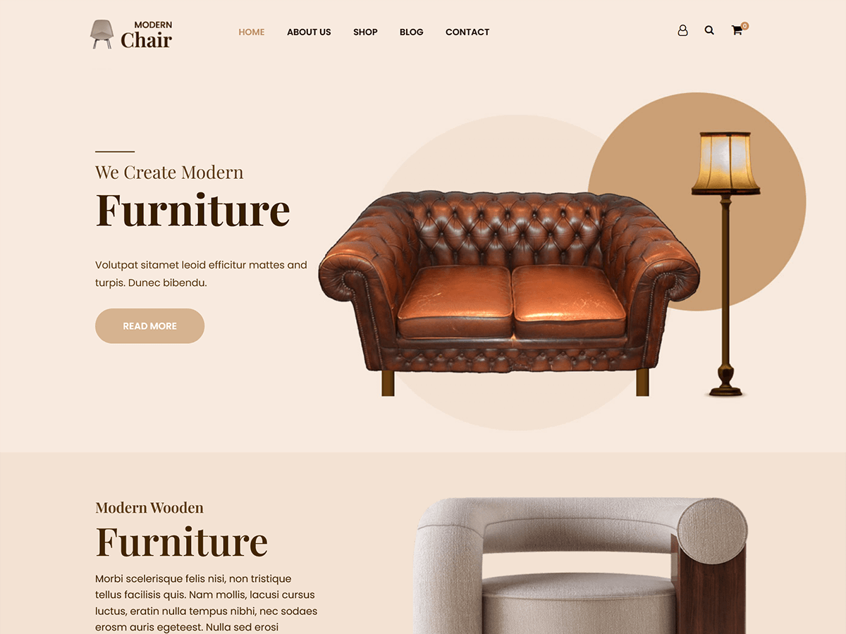 Furniture Lite theme screenshot