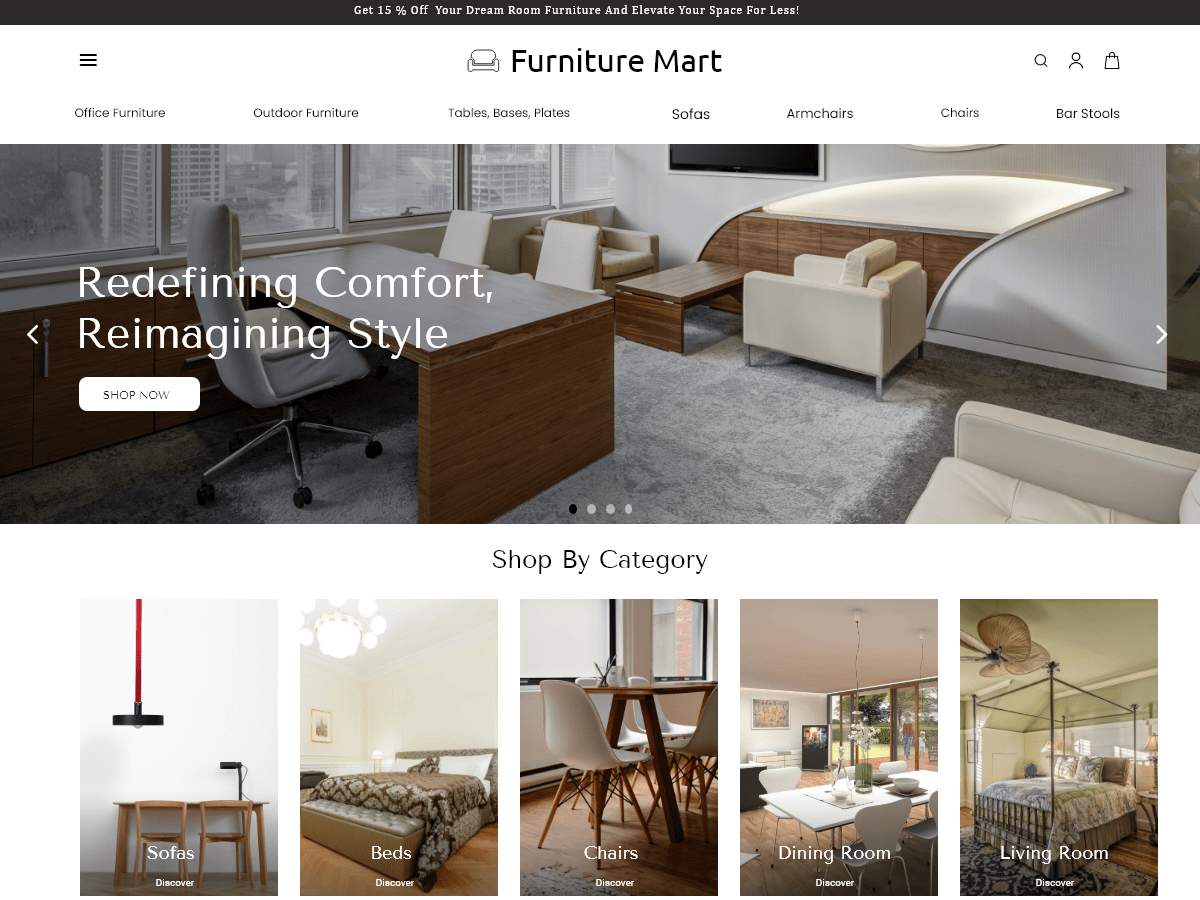 Furniture Mart theme screenshot