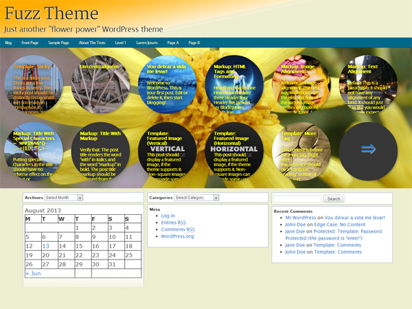 Fuzz theme screenshot