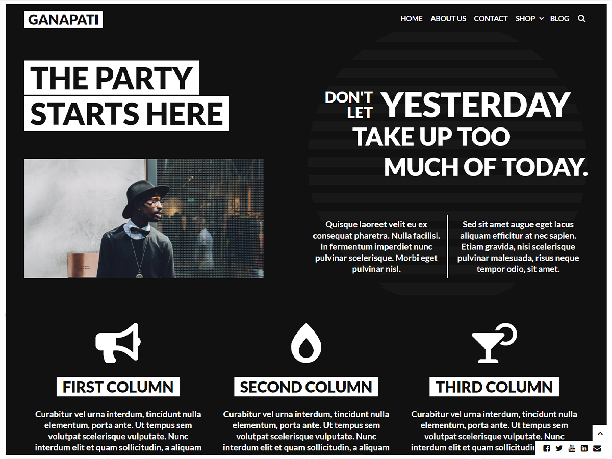 Ganapati theme screenshot