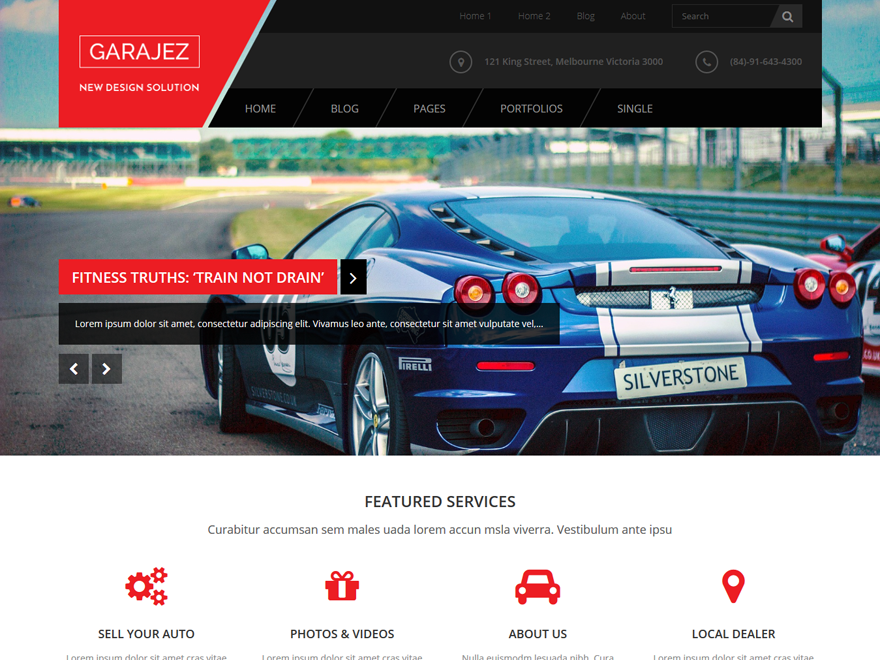 Garajez Lite theme screenshot