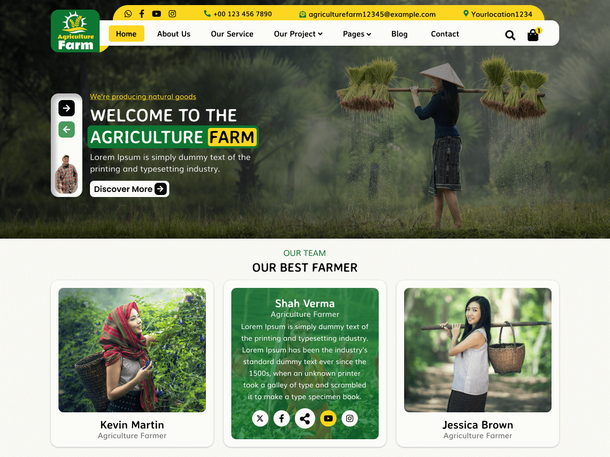 Garden Farm theme screenshot