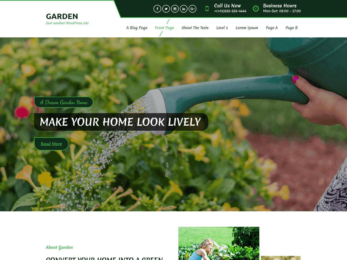Garden Lite theme screenshot