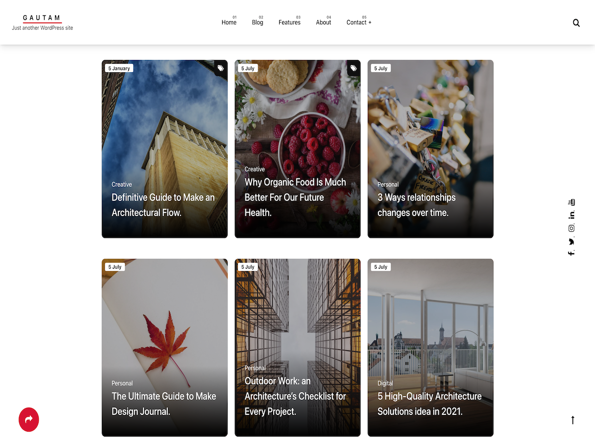 Gautam theme screenshot