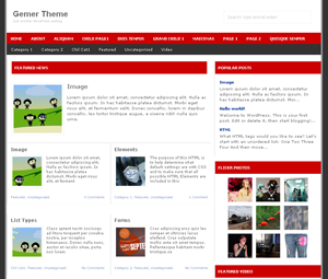 Gemer theme screenshot