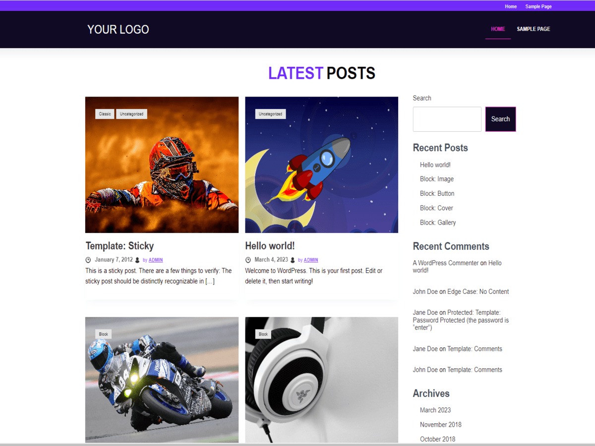 genesys theme screenshot