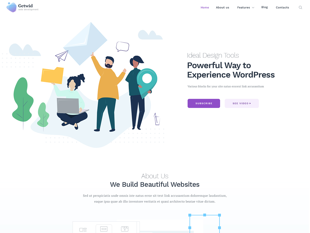 Getwid Base theme screenshot