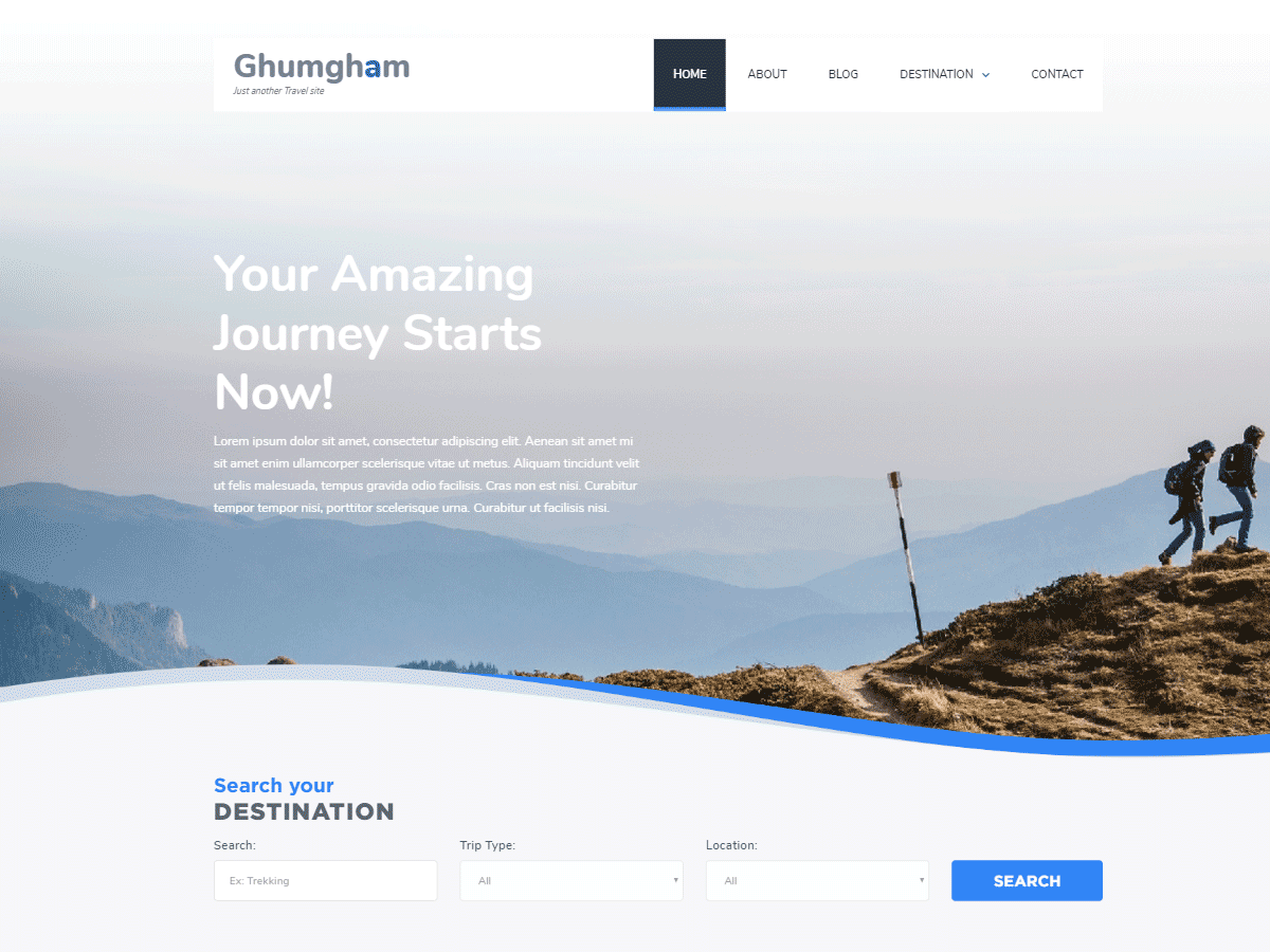 Ghumgham theme screenshot
