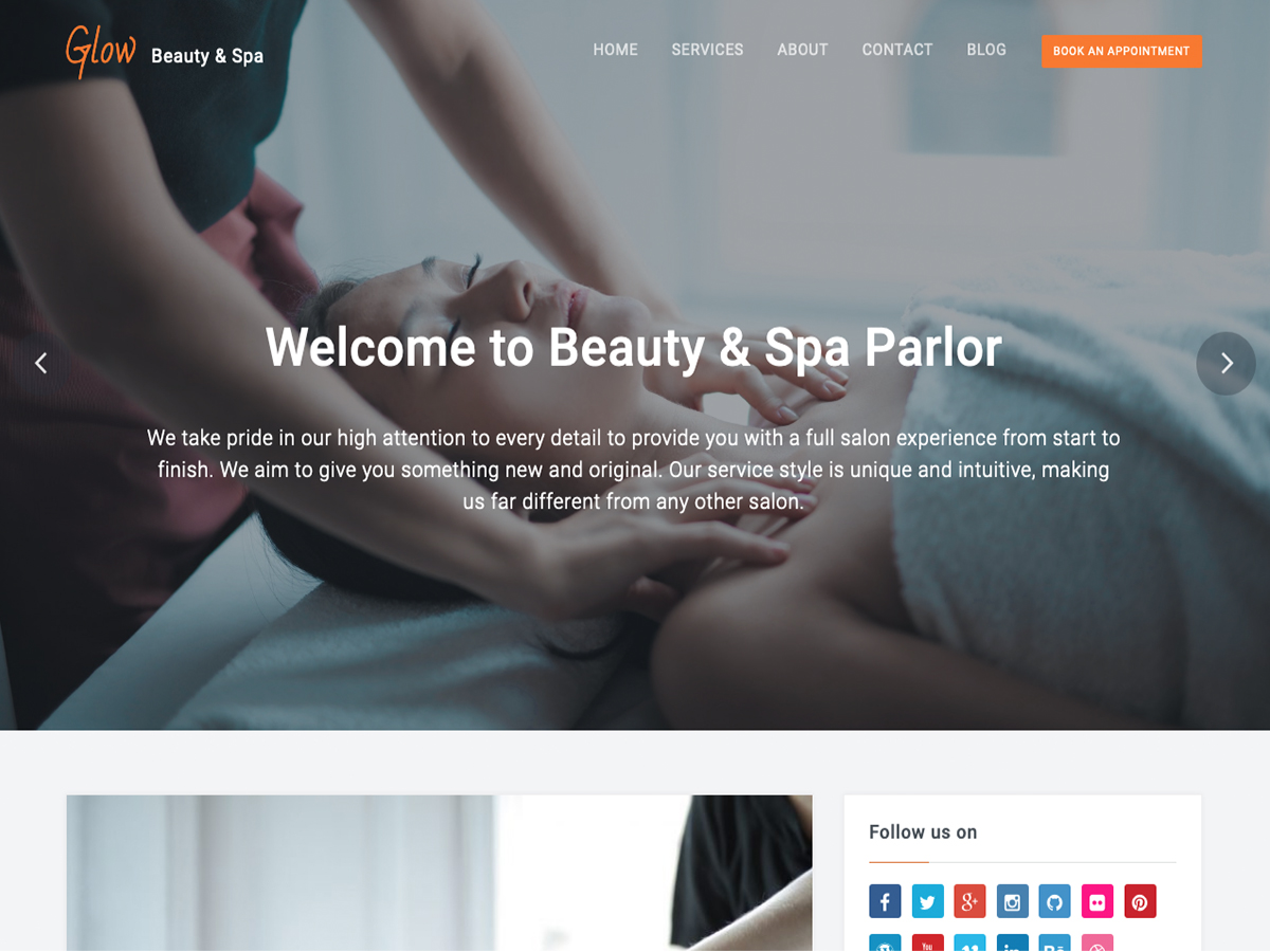 Glow theme screenshot