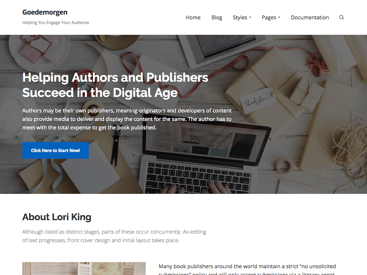 Goedemorgen theme screenshot