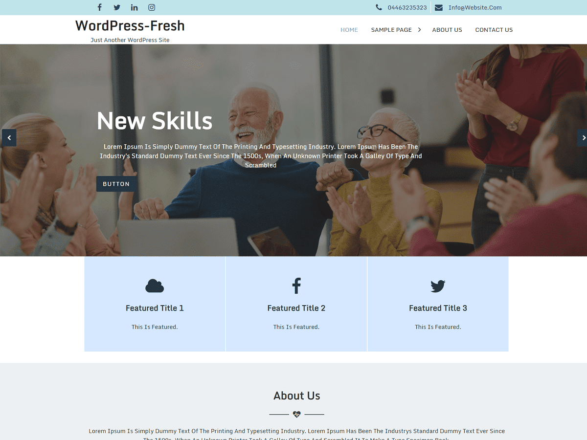Goldy Health Cover theme screenshot