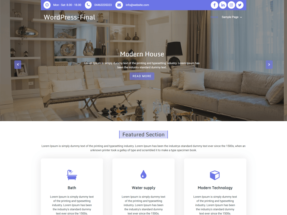 Goldy Home theme screenshot