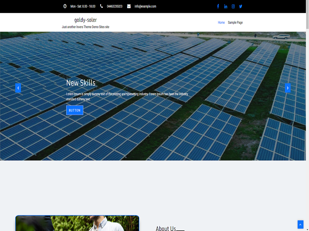 Goldy Soler theme screenshot