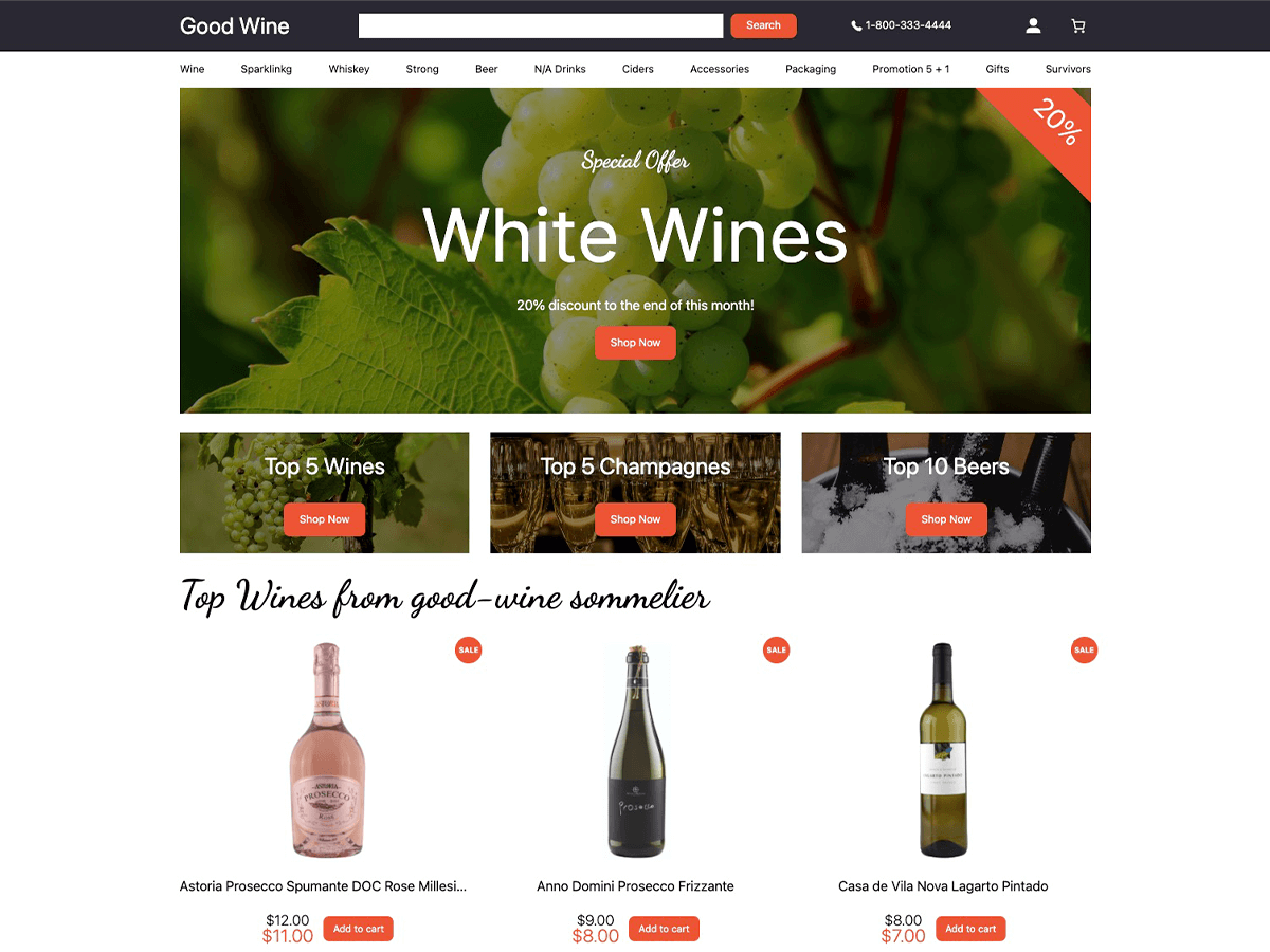 Good Wine theme screenshot