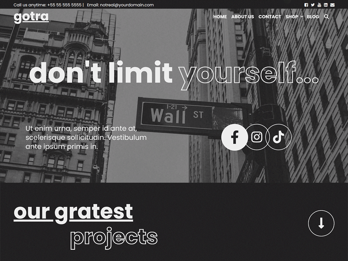 Gotra theme screenshot