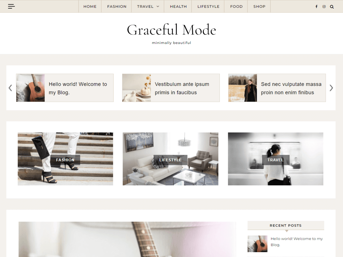 Graceful Mode theme screenshot