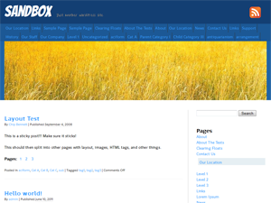 Grain theme screenshot