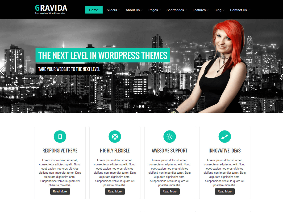 Gravida theme screenshot