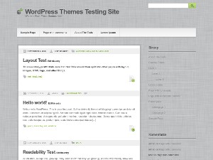 Gray Modern theme screenshot