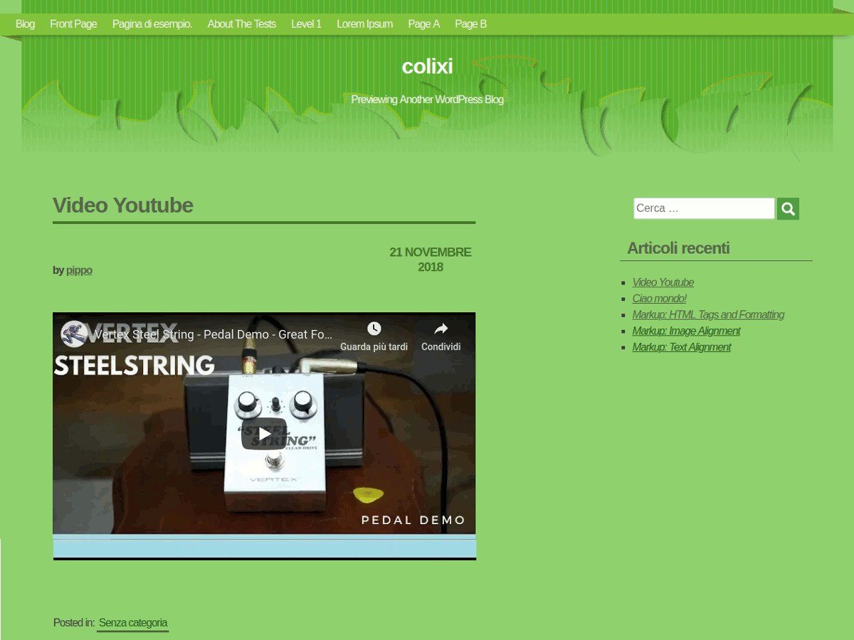 Greenxi theme screenshot