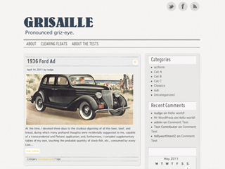 Grisaille theme screenshot