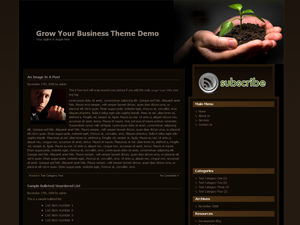 Grow Your Business theme screenshot