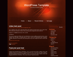 Grunge Music theme screenshot