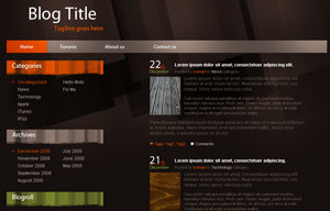 Grunger theme screenshot