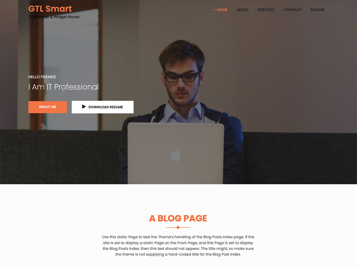 GTL Smart theme screenshot