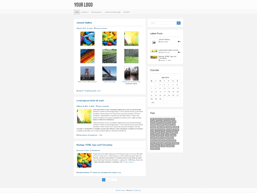 Gule theme screenshot