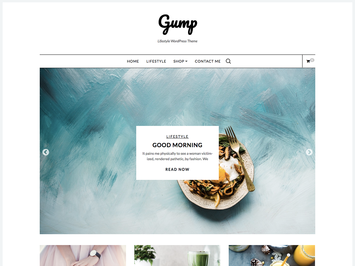 Gump theme screenshot