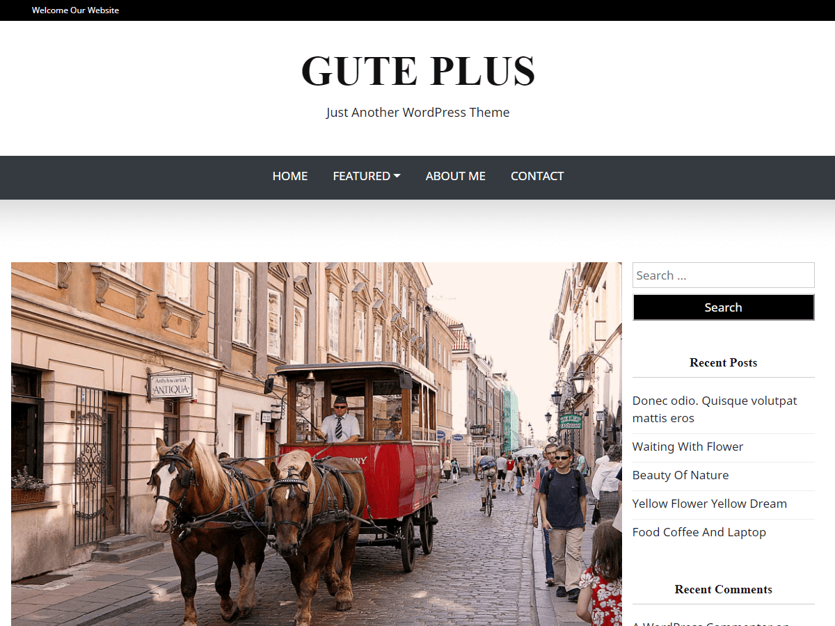 Gute plus theme screenshot