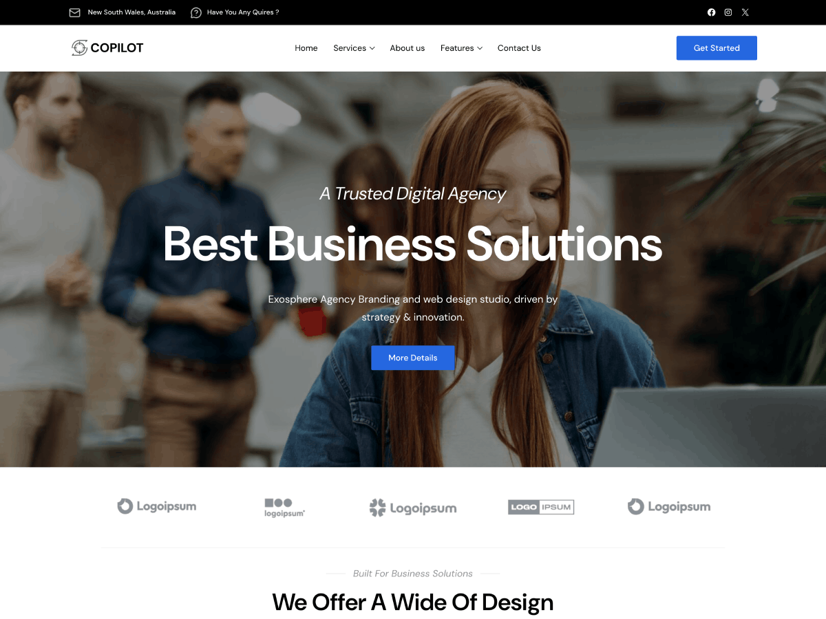 Gutenify Copilot theme screenshot