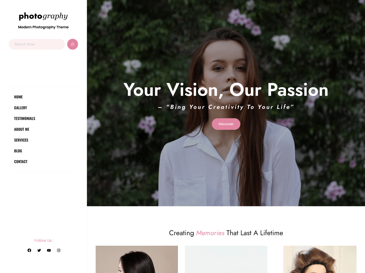 Gutenify Photo Zone theme screenshot