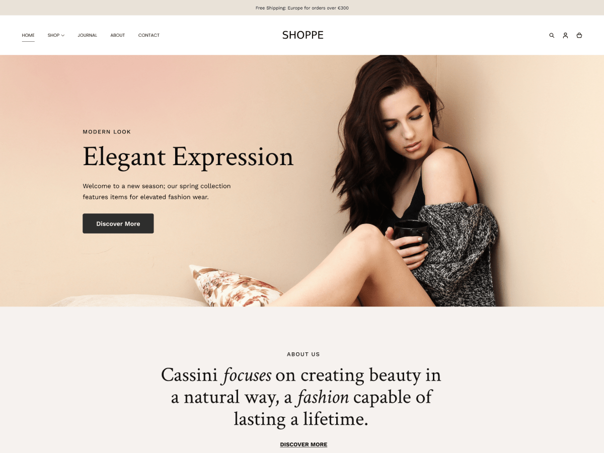 Gutenify Shoppe theme screenshot