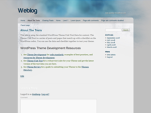 Hamid Bakeri theme screenshot