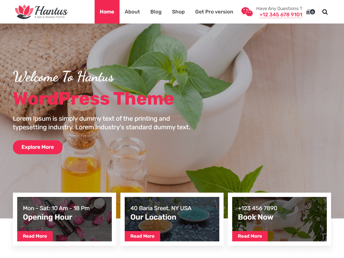 Hantus theme screenshot