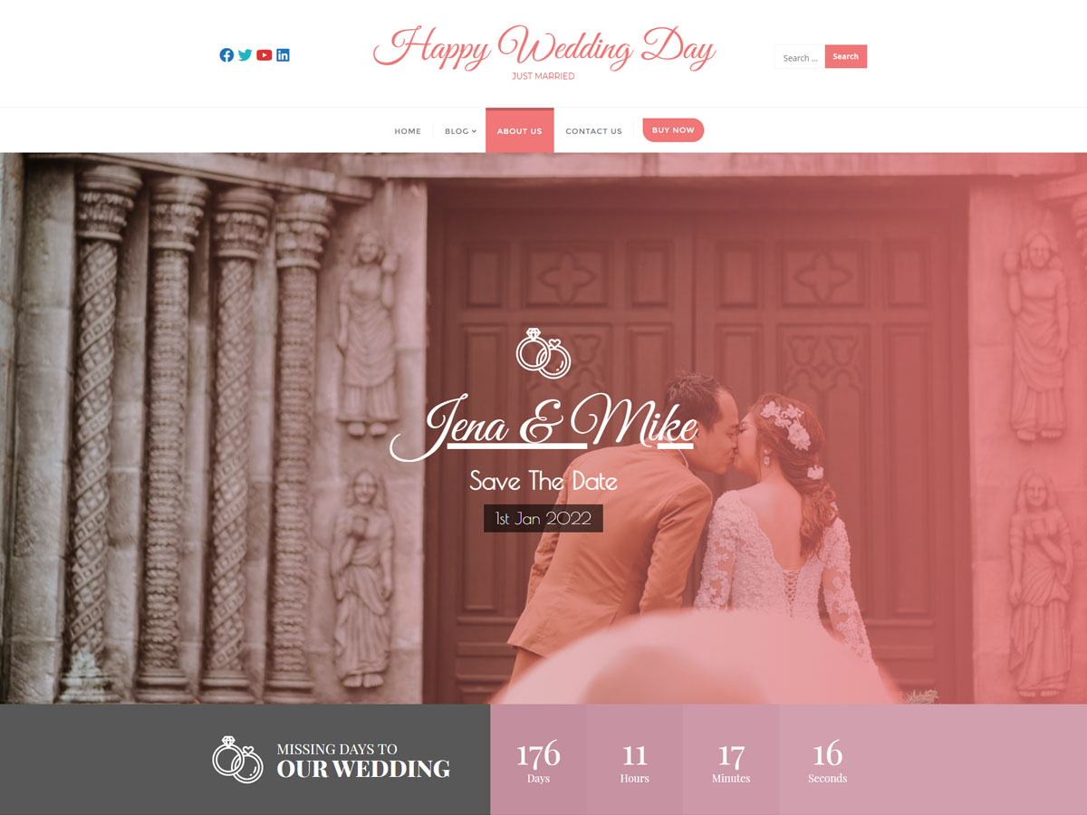 Happy Wedding Day theme screenshot