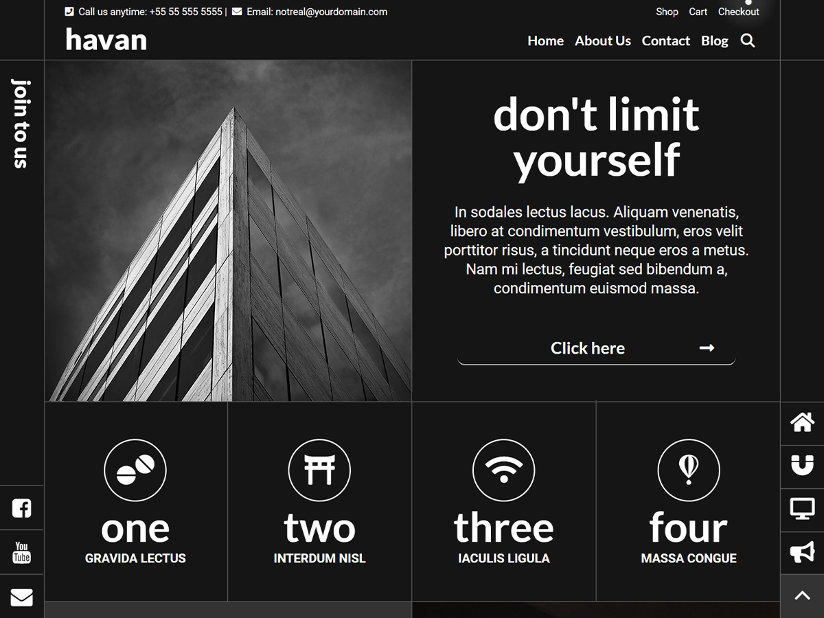 Havan theme screenshot