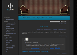 HAZOM Chair theme screenshot